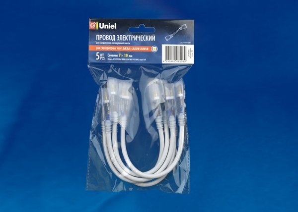 UCX-SK2/A67-NNN CLEAR 005 POLYBAG Соединитель (провод) для светодиодных лент 220В 3528, 2 контакта, UCX-SK2/A67-NNN CLEAR 005 POLYBAG Соединитель (провод) для светодиодных лент 220В 3528, 2 контакта,